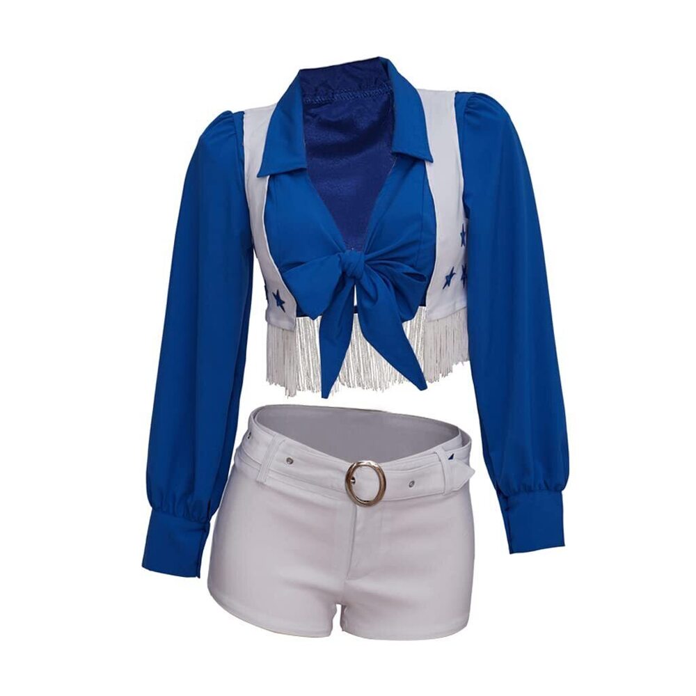 2570 Star Sexy Cheerleader Costume High School Girls Cheerleading Uniform